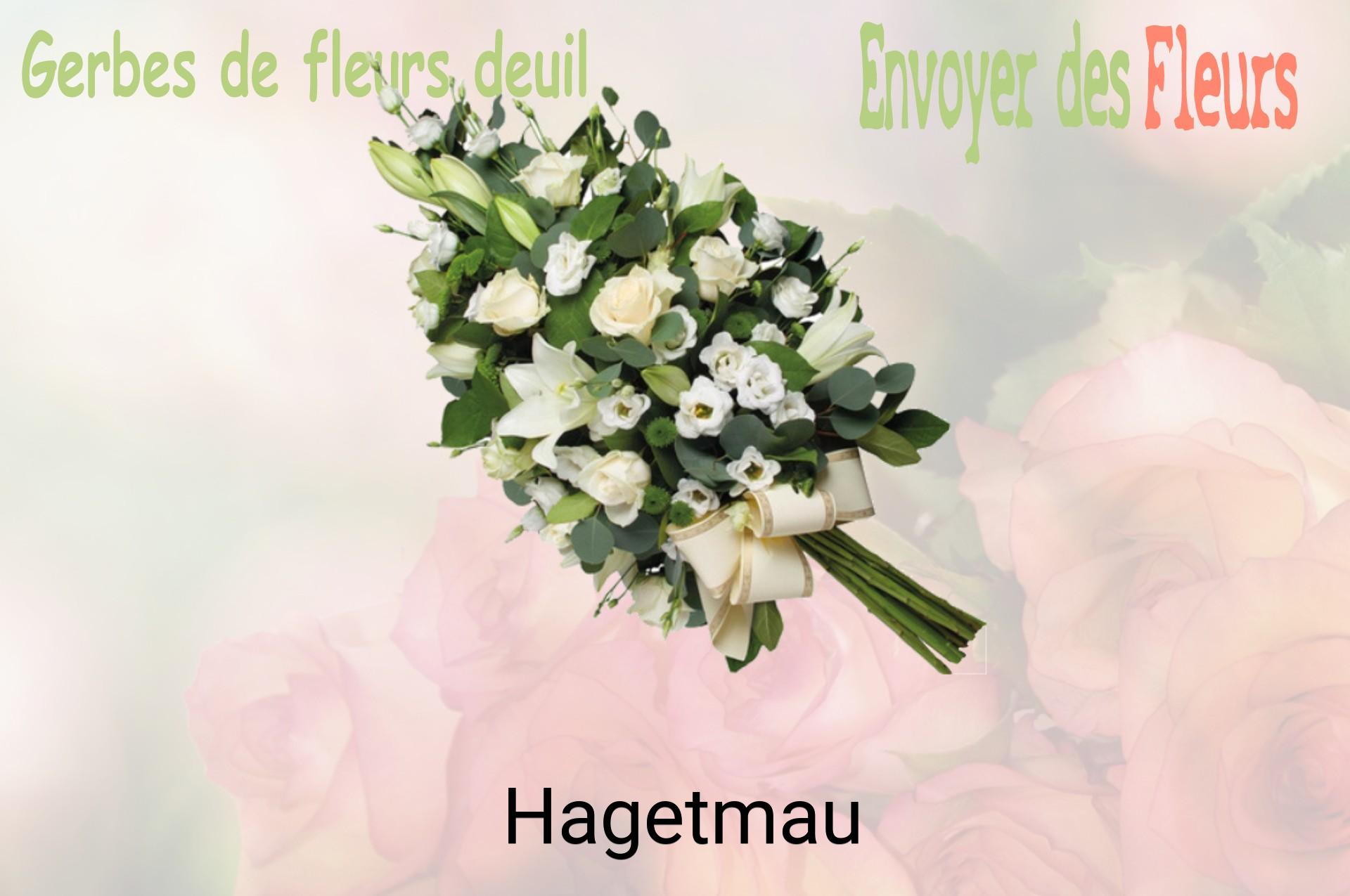 Gerbe de fleurs de deuil livrée à Hagetmau